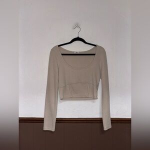 Ardene | Beige Cropped Sweater